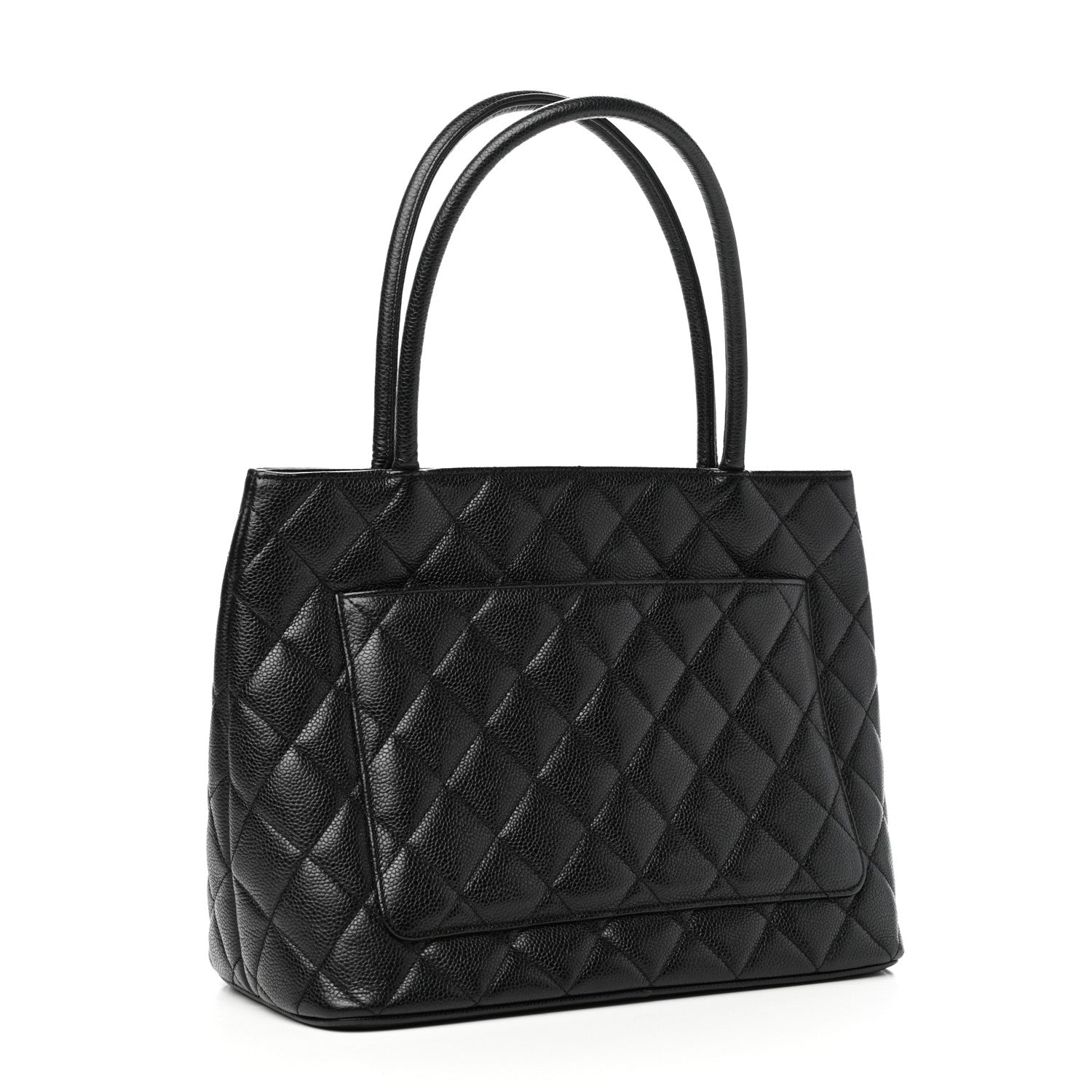 Chanel Caviar Quilted Medallion Tote Black 3 of 10