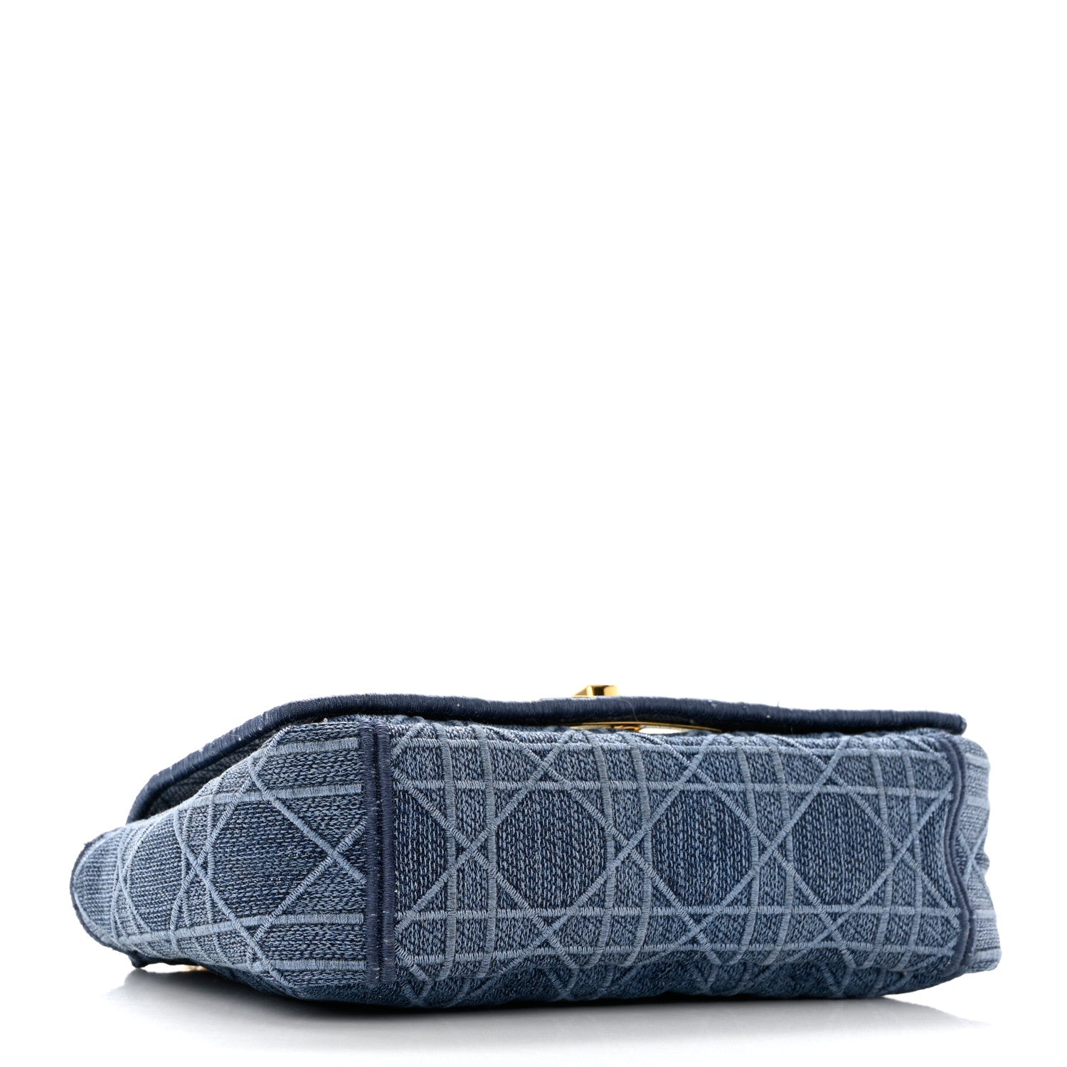 Christian Dior Denim Cannage Small Caro Bag Blue 3 of 8