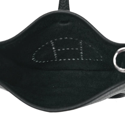 Hermes Taurillon Clemence Evelyne TPM Black 5 of 9