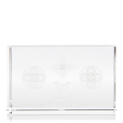 Louis Vuitton Monogram Crystal Paperweight 1 of 5