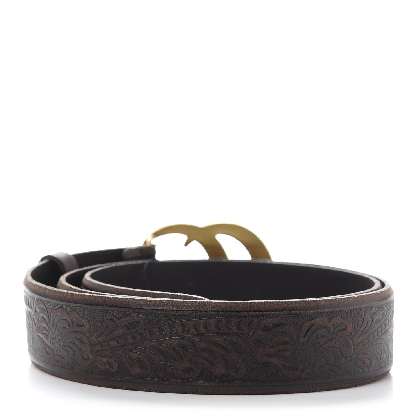 Calfskin Knurled Double G 40mm Belt 105 42 Testa di Moro