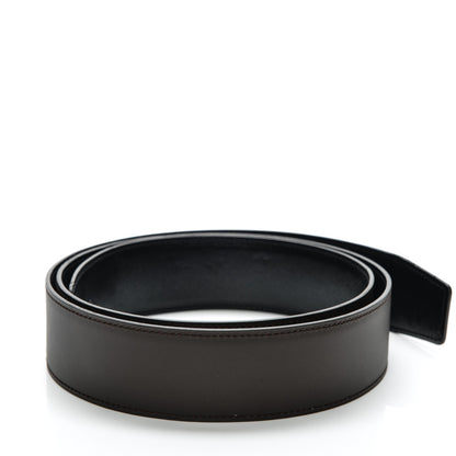 Hermes Box Chamonix Reversible 42mm Belt 110 Black Chocolate 2 of 5