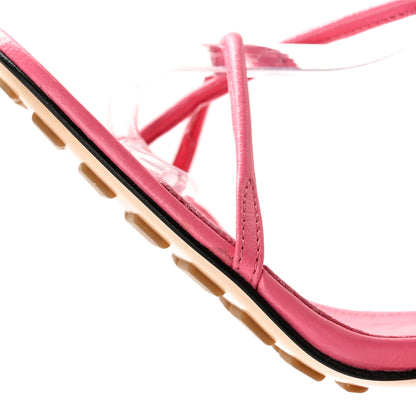 Bottega Veneta Crush Calfskin The Line 90mm Sandals 36 Milkshake 9 of 12