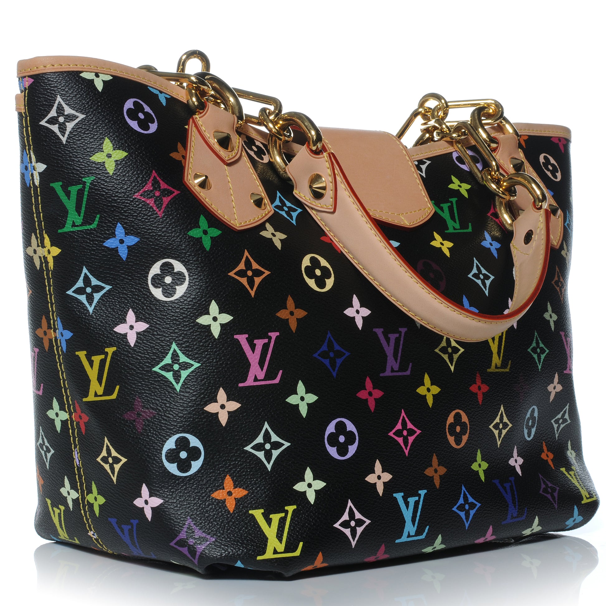 Louis Vuitton Monogram Multicolor Annie MM Black 3 of 8