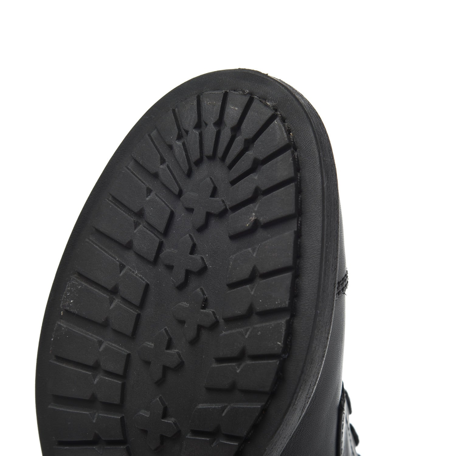 Chanel Calfskin Quilted Lace Up Combat Boots 37 Black 16 of 19