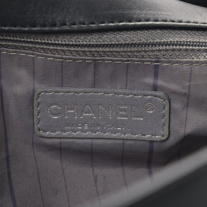 Chanel Lambskin Studded CC East West Flap Black 6 of 11