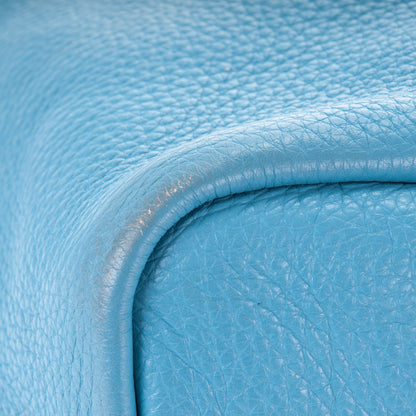 Givenchy Grained Calfskin Large Antigona Tote Blue Brown 9 of 10