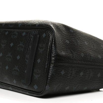 MCM Visetos Medium Reversible Shopper Tote Black 11 of 13