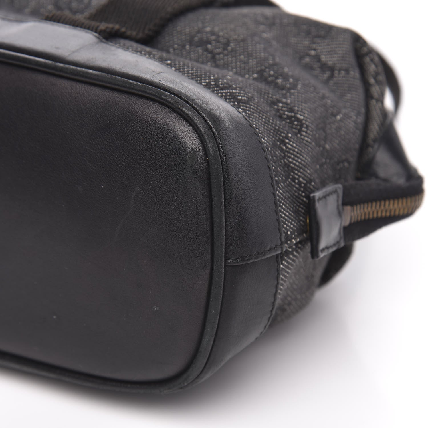 Gucci Monogram Carry On Duffle Bag Black 9 of 16