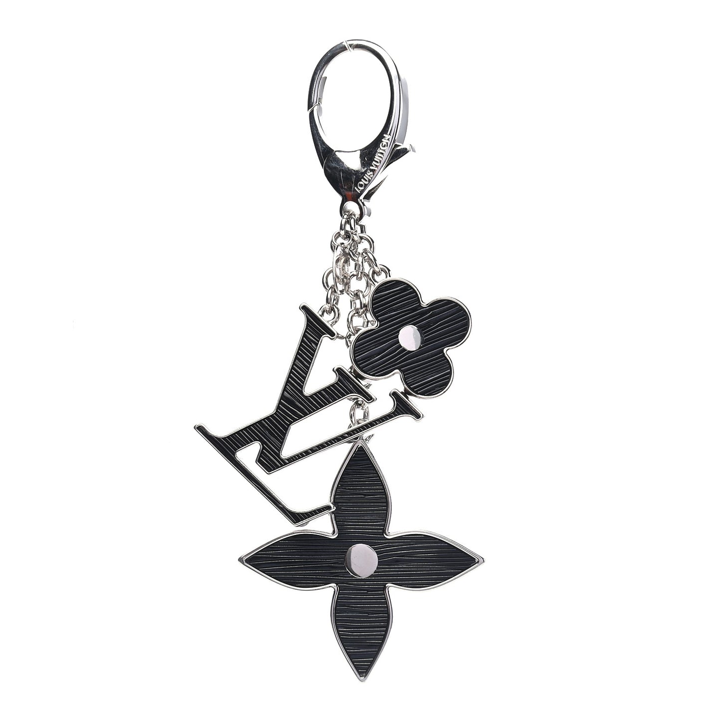 Electric Epi Fleur d'Epi Bag Charm Black