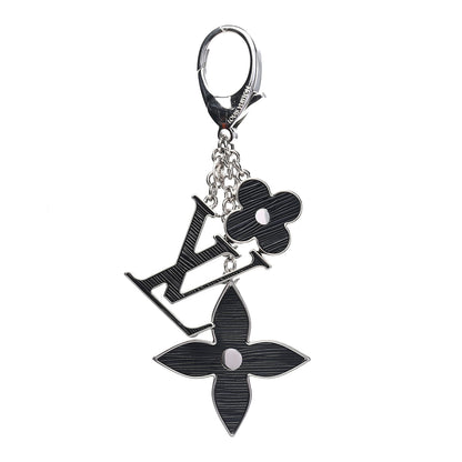 Louis Vuitton Electric Epi Fleur d'Epi Bag Charm Black 1 of 2