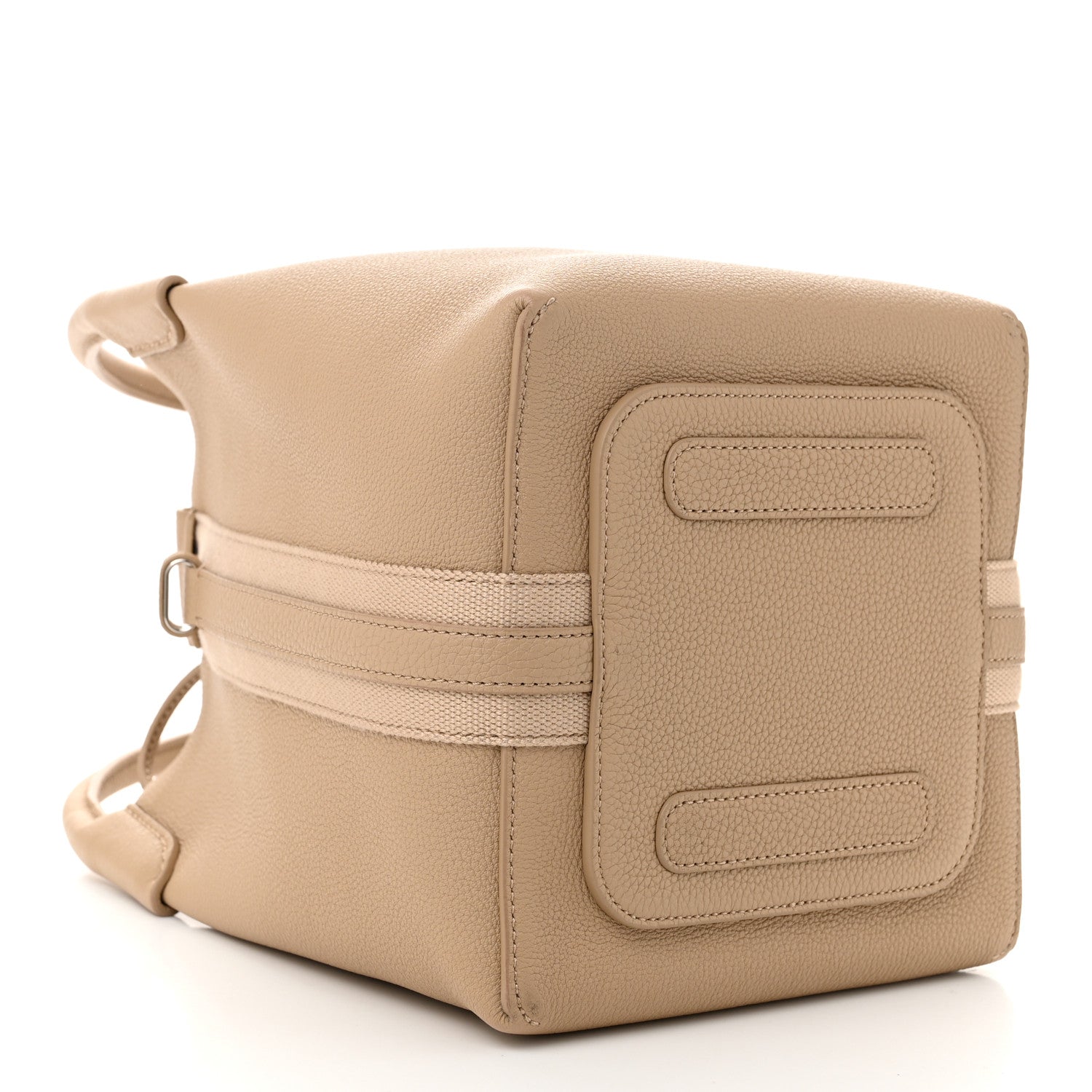 Loro Piana Grained Calfskin Micro Bale Bag Light Mastic 5 of 11