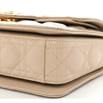 Christian Dior Calfskin Cannage Small Jolie Top Handle Bag Powder Beige 10 of 11