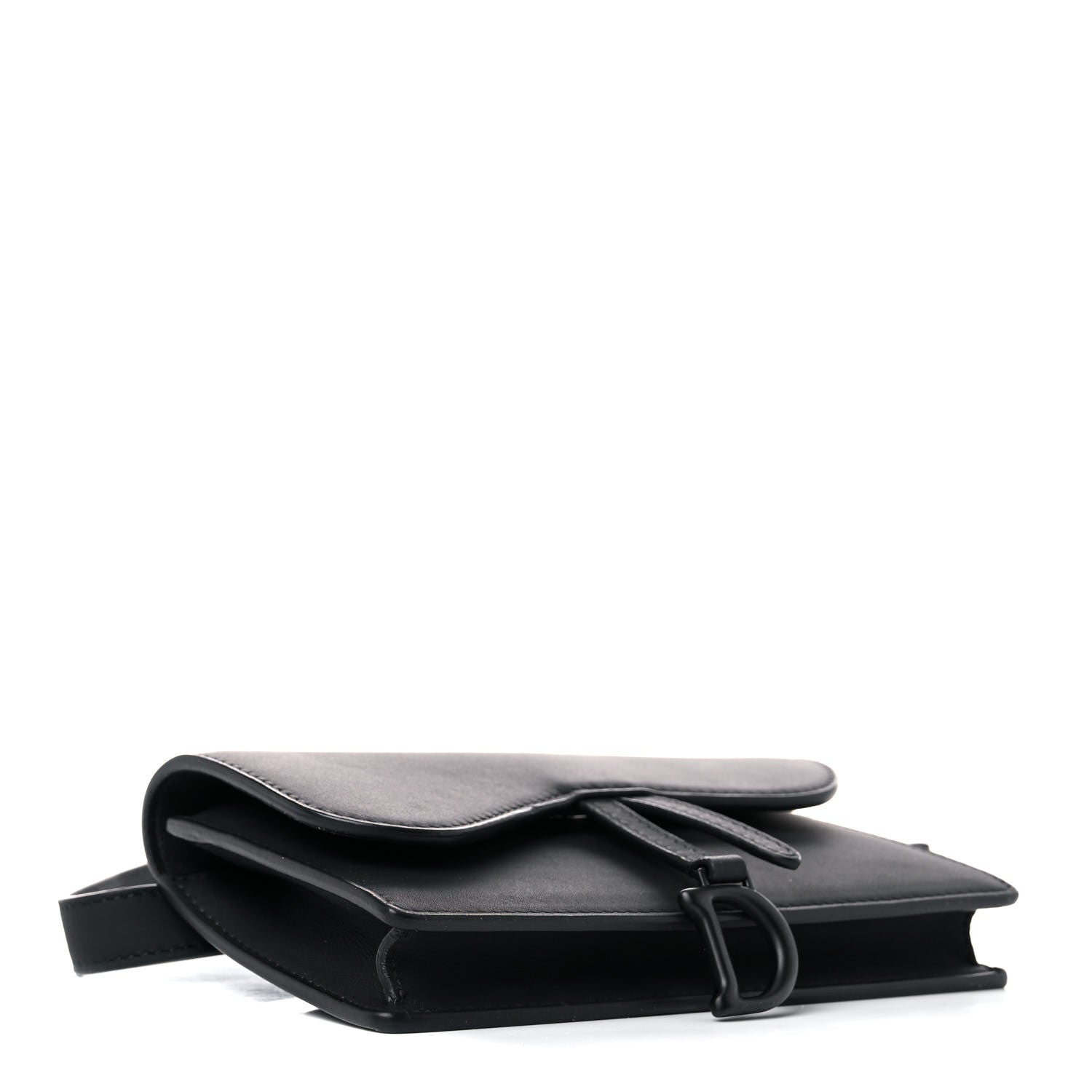 Christian Dior Ultra Matte Calfskin Saddle Belt Bag Black 4 of 14