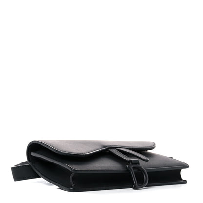 Christian Dior Ultra Matte Calfskin Saddle Belt Bag Black 4 of 14