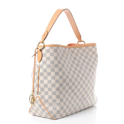 Louis Vuitton Damier Azur Delightful MM Pink 3 of 8
