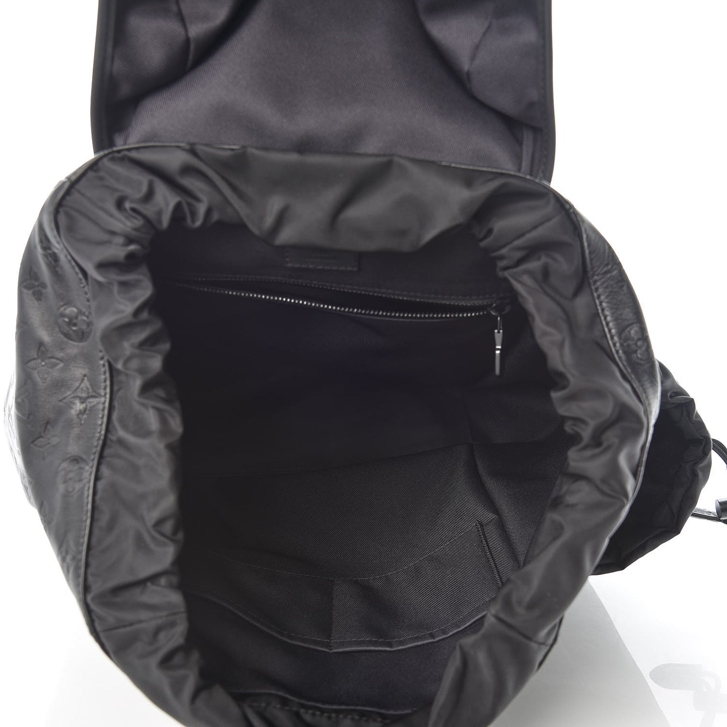 Calfskin Monogram Shadow Discovery Backpack Black