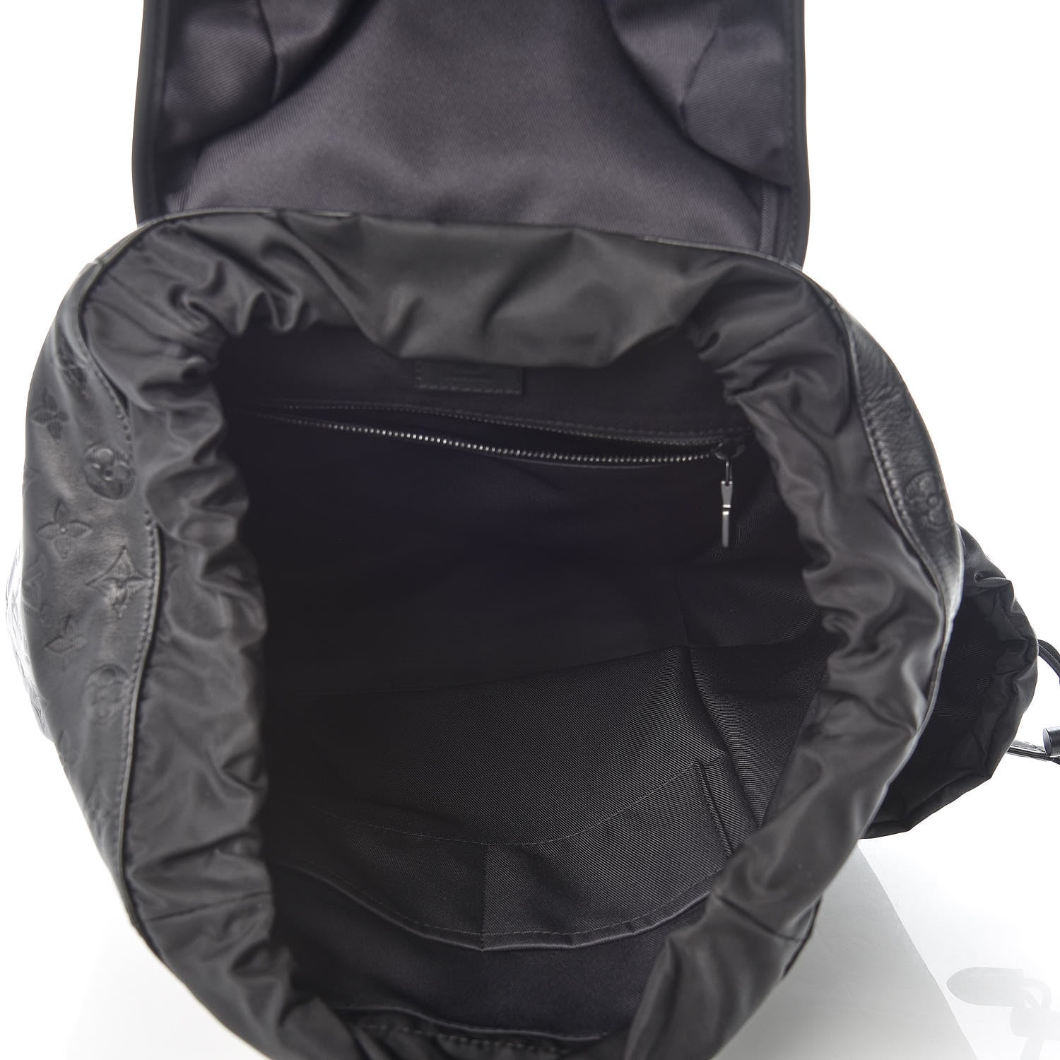 Louis Vuitton Calfskin Monogram Shadow Discovery Backpack Black 5 of 9