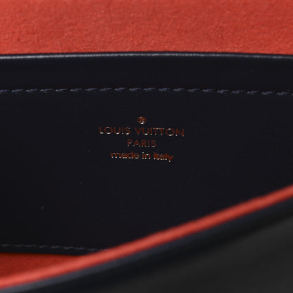 Louis Vuitton Lambskin Embossed Monogram LV Garden Pochette Coussin Navy 6 of 10