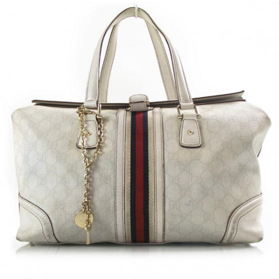 Monogram Large Treasure Boston Tote Ivory