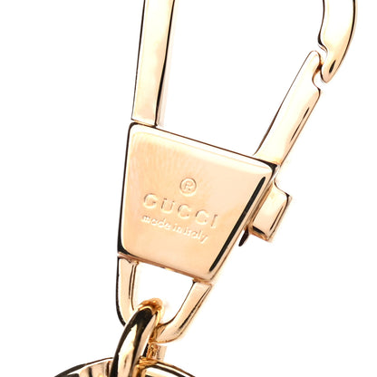 Gucci GG Supreme Monogram Embroidered Bee Bag Charm Key Holder 3 of 3