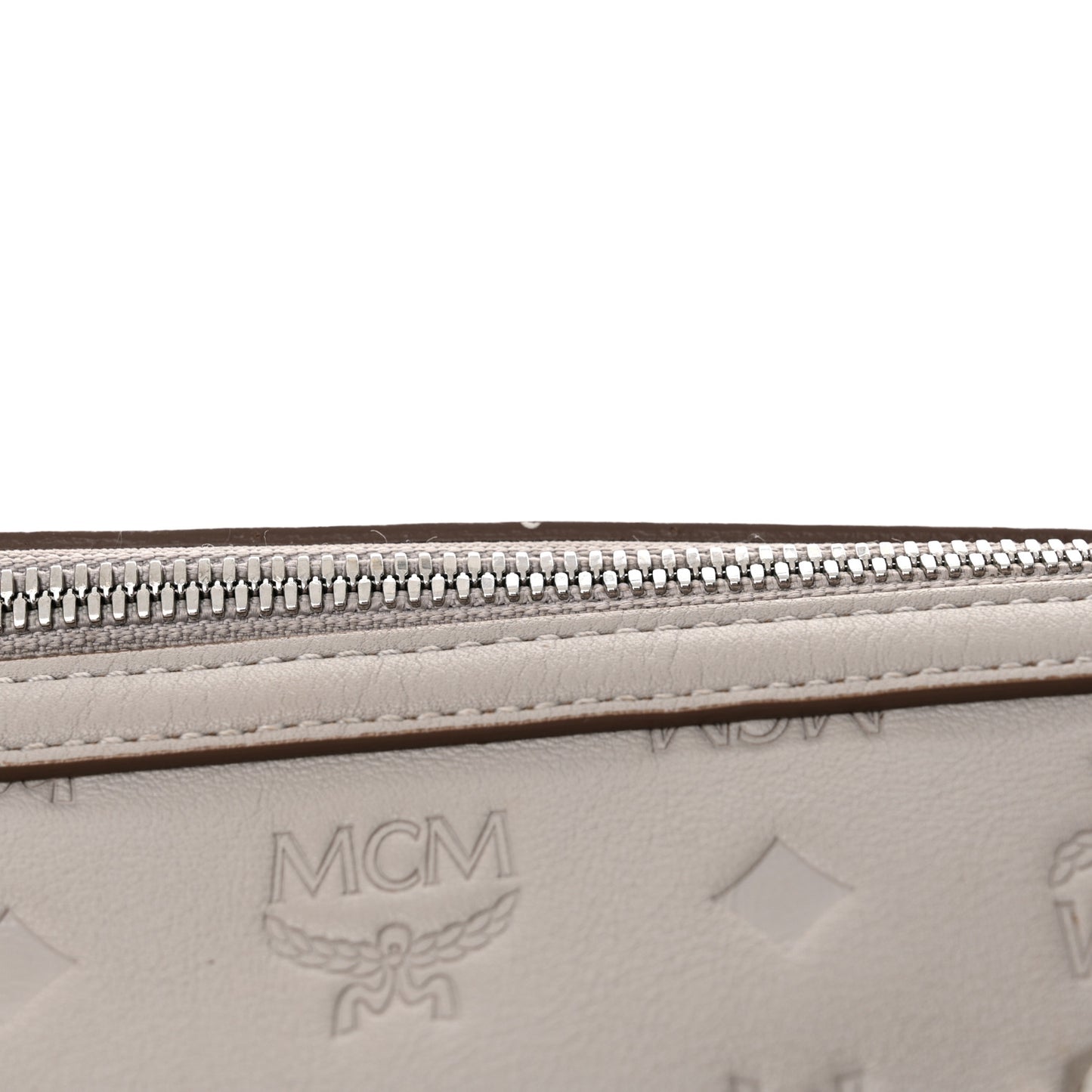 Calfskin Ottomar Monogram Essential Boston Bag Dove