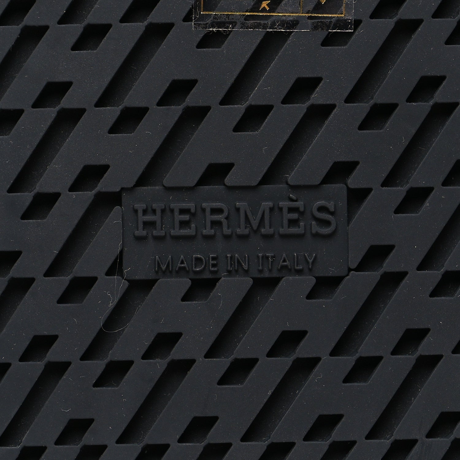 Hermes Calfskin Womens Chypre Sandals 36.5 Black 7 of 9