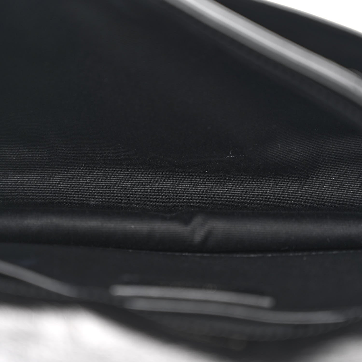 Saint Laurent Crinkled Calfskin Matelasse Monogram Baby Niki Chain Satchel Black 5 of 12