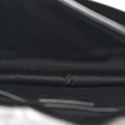 Saint Laurent Crinkled Calfskin Matelasse Monogram Baby Niki Chain Satchel Black 5 of 12