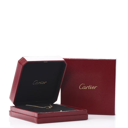 Cartier 18K Yellow Gold Interlocking LOVE Necklace 8 of 9