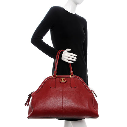 Gucci Calfskin Large Re(Belle) Top Handle Bag Red 2 of 7
