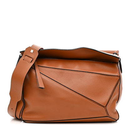 Loewe Calfskin Medium Puzzle Bag Tan 1 of 13