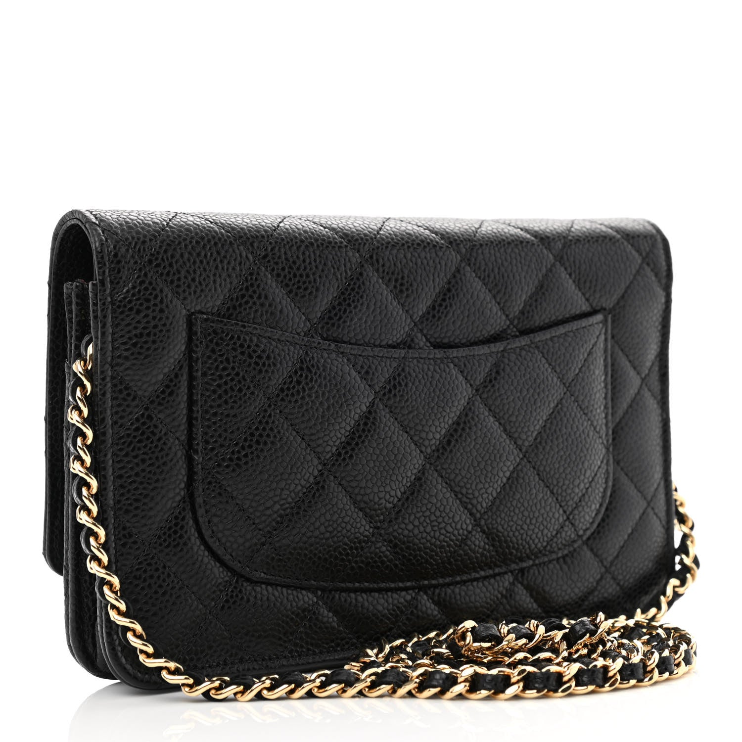 Chanel Caviar Quilted Wallet On Chain WOC Black 3 of 13