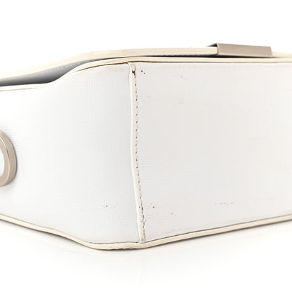 Off-White Calfskin Diag Striped Belt Bag Crossbody White Black 8 of 18