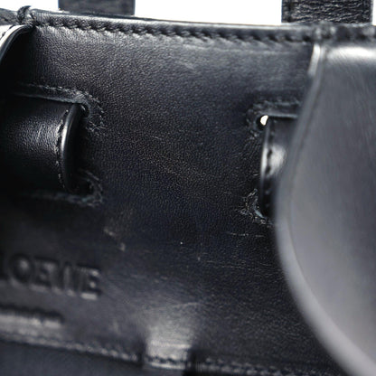 Loewe Calfskin Pony Hair Small Hammock Shoulder Bag Black 7 of 12