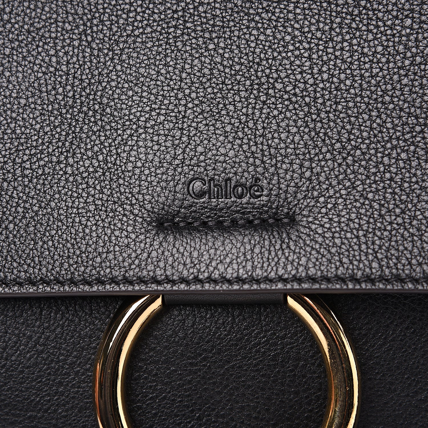 Chloe Calfskin Small Faye Day Shoulder Bag Black 6 of 8