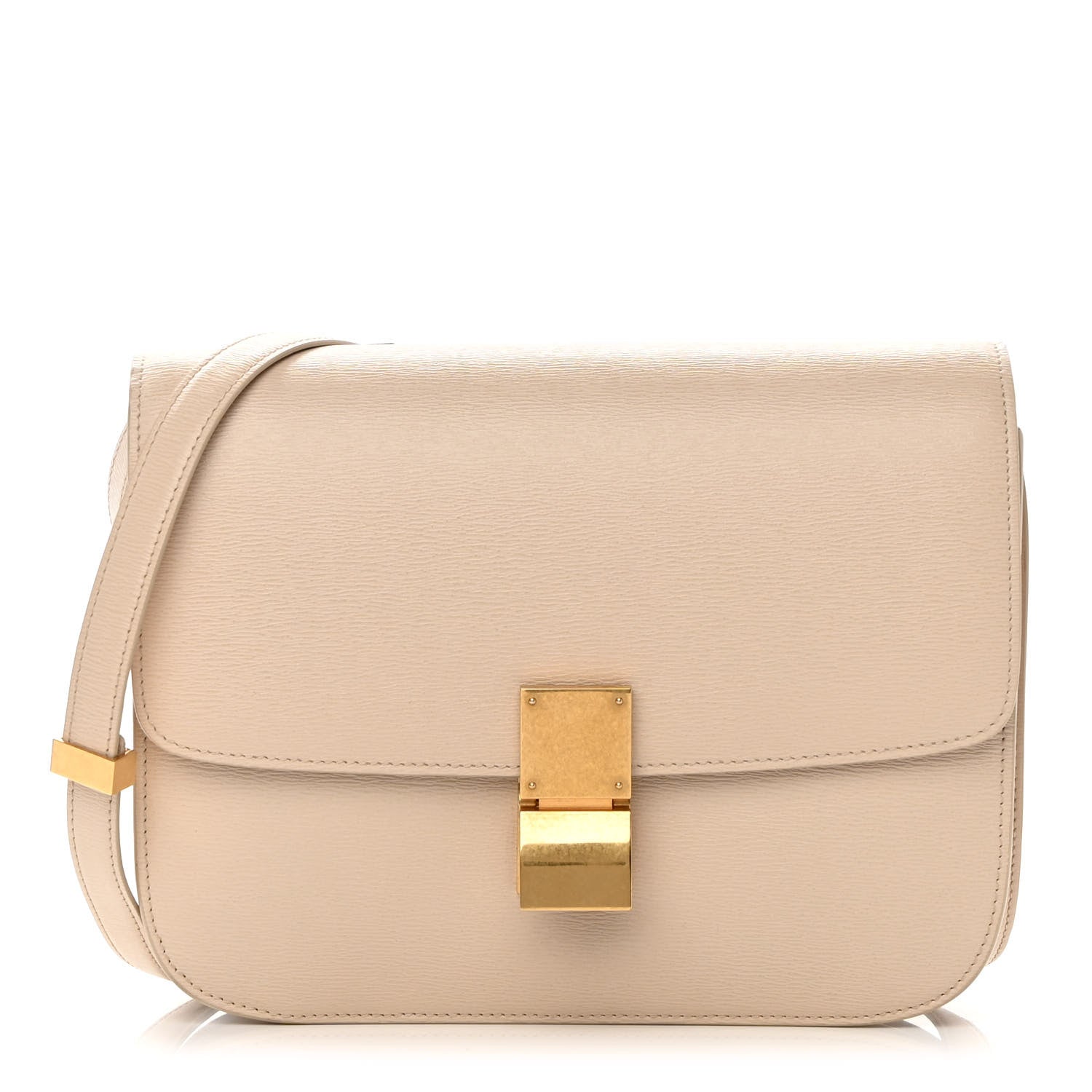 Celine Liege Calfskin Medium Classic Box Flap Bag Powder 1 of 13