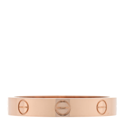 Cartier 18K Pink Gold 3.5mm LOVE Wedding Band Ring 60 9 1 of 5