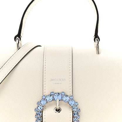 Jimmy Choo Calfskin Crystal Small Cheri Top Handle Bag 8 of 11