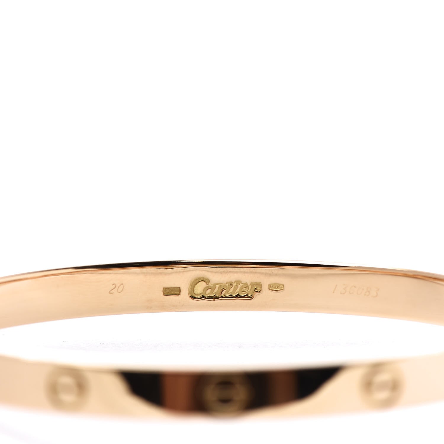 Cartier 18K Yellow Gold LOVE Bracelet 20 4 of 7