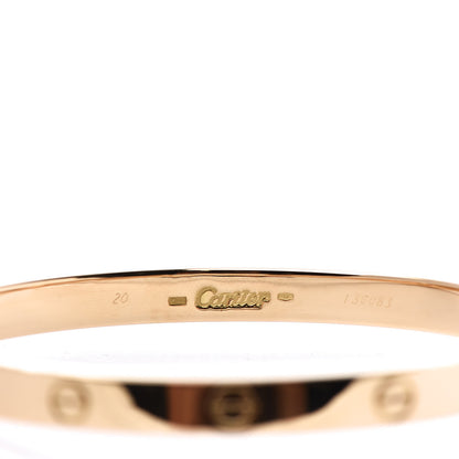 Cartier 18K Yellow Gold LOVE Bracelet 20 4 of 7