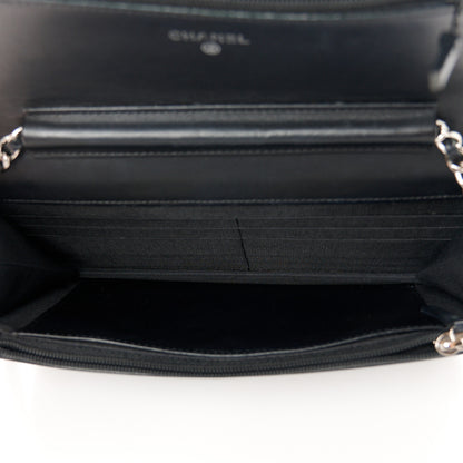 Chanel Caviar Timeless CC Wallet On Chain WOC Black 5 of 12
