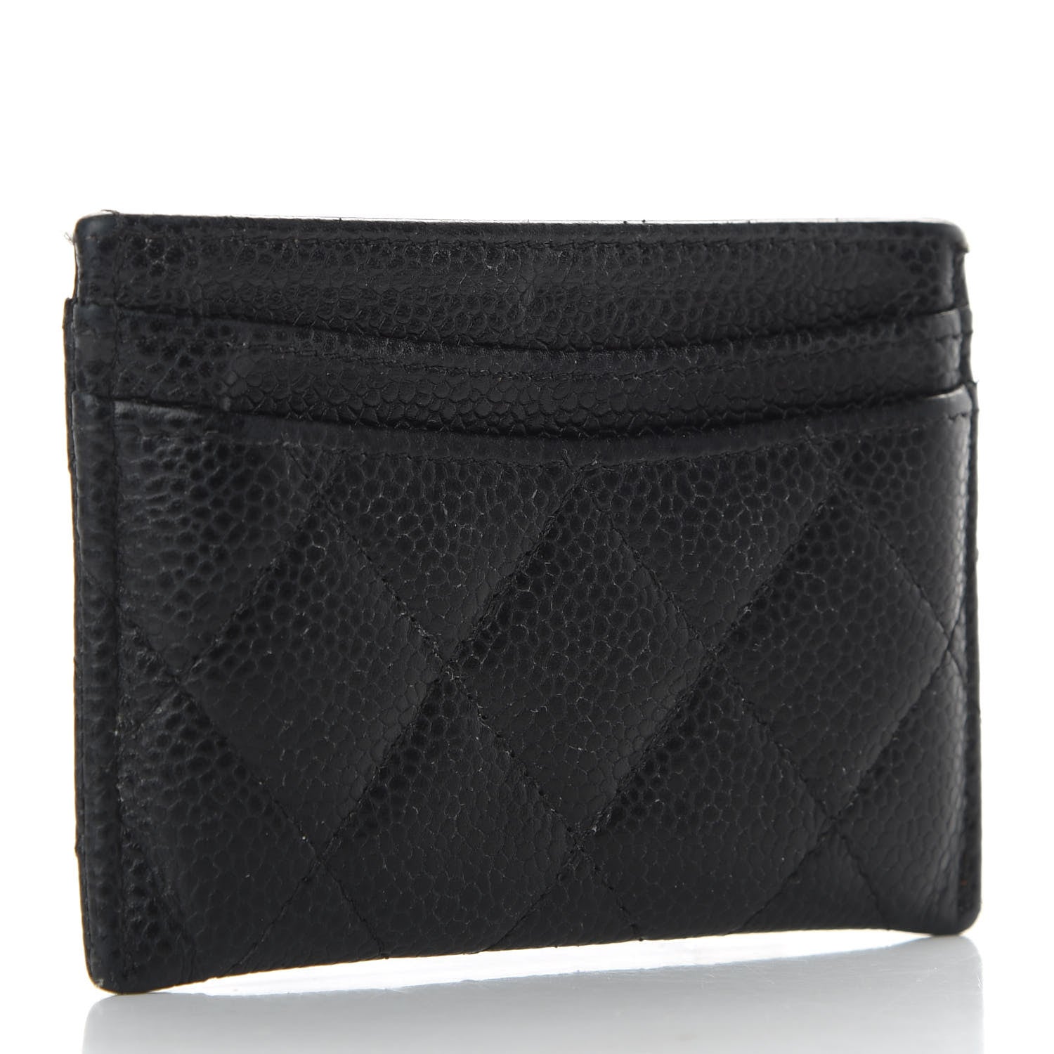Chanel Caviar Quilted Card Holder Black 3 of 7