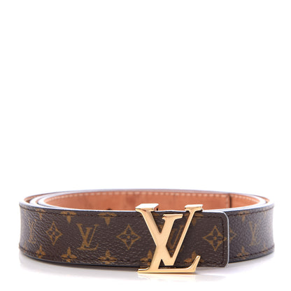 Louis Vuitton Mini Monogram LV Initiales Belt 95 38 1 of 7