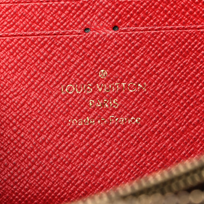Louis Vuitton Damier Ebene Clemence Wallet Cherry 6 of 6