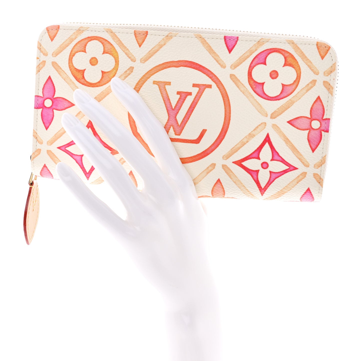 Monogram By The Pool Zippy Wallet Coral