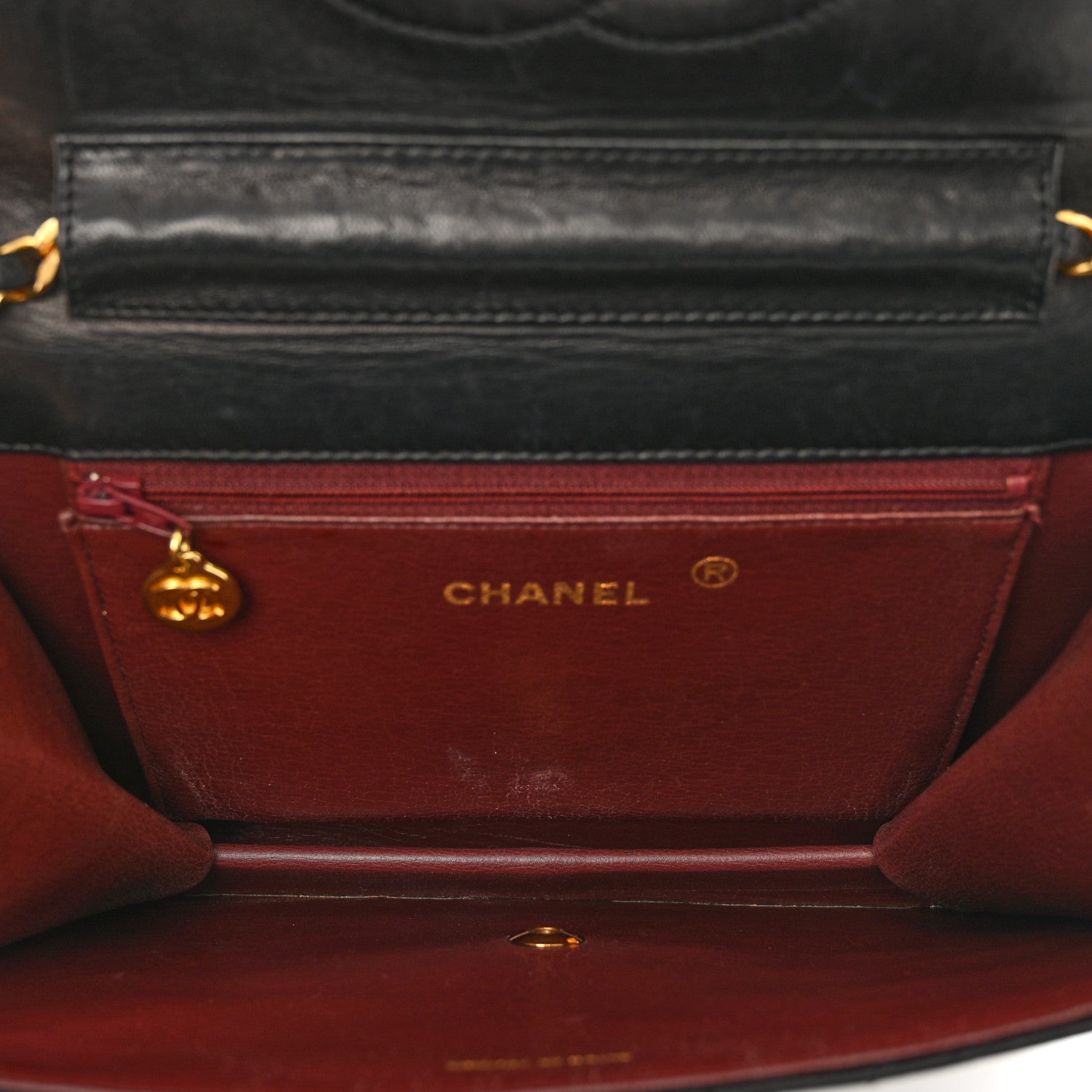 Chanel Lambskin Quilted Small Single Flap Bag Black 6 of 13