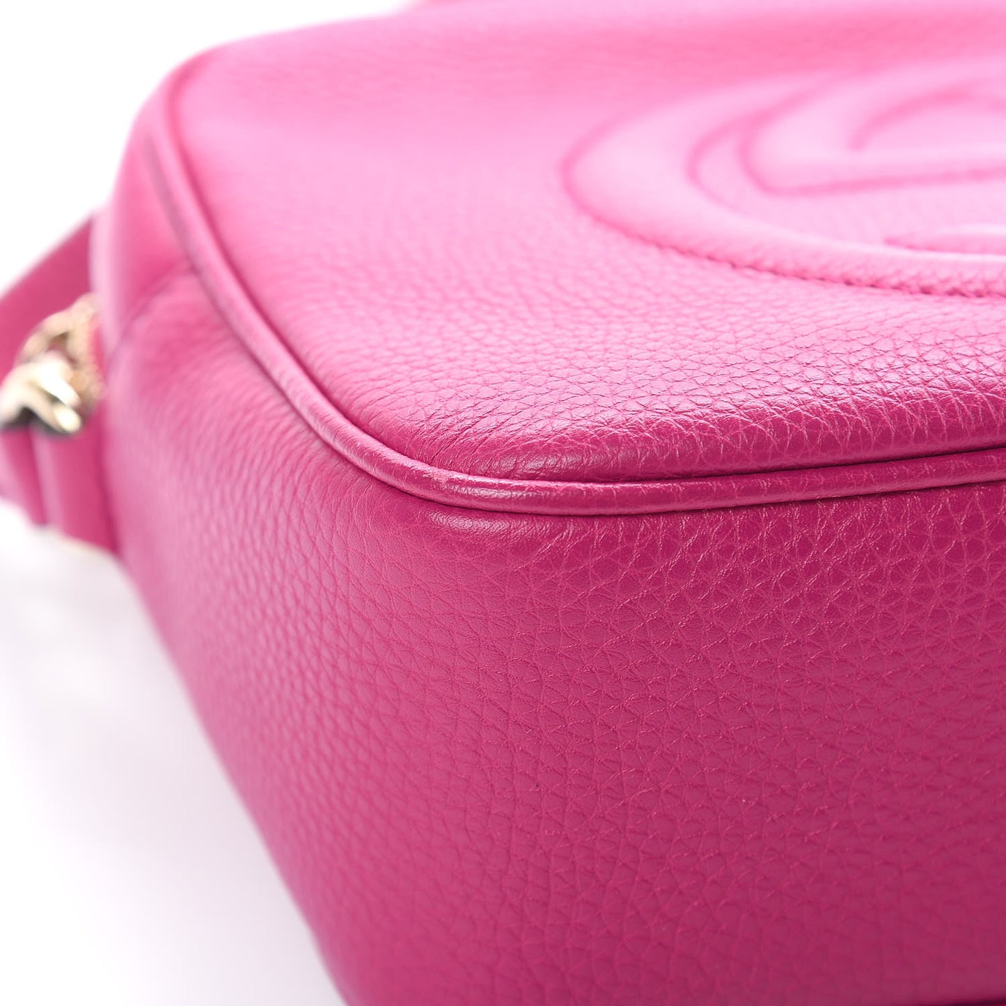 Cellarius Calfskin Small Soho Disco Bag Bright Bouganville