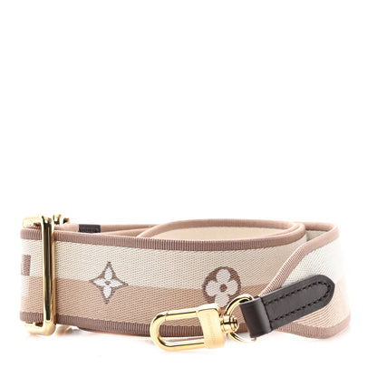 Louis Vuitton Jacquard Speedy Bandouliere 20 Shoulder Strap Beige Brown 1 of 3