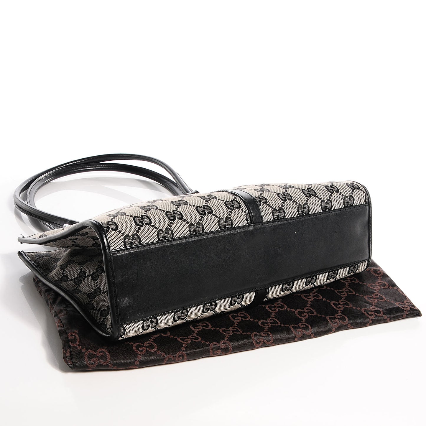 Monogram Piston Handbag Black